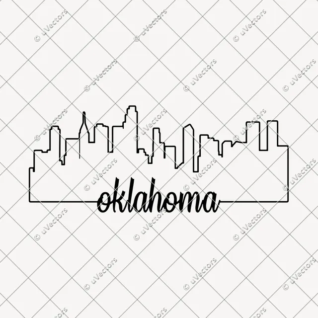 Oklahoma Outline SVG