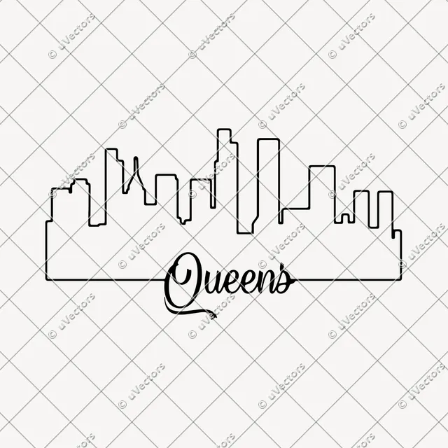 Queens Outline SVG