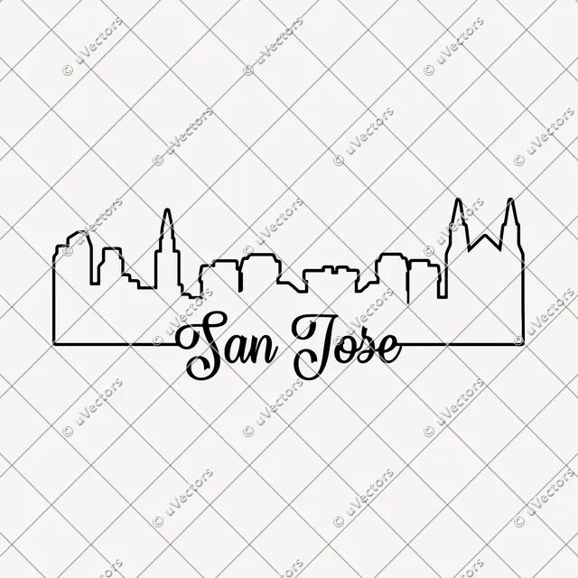 San Jose Outline SVG