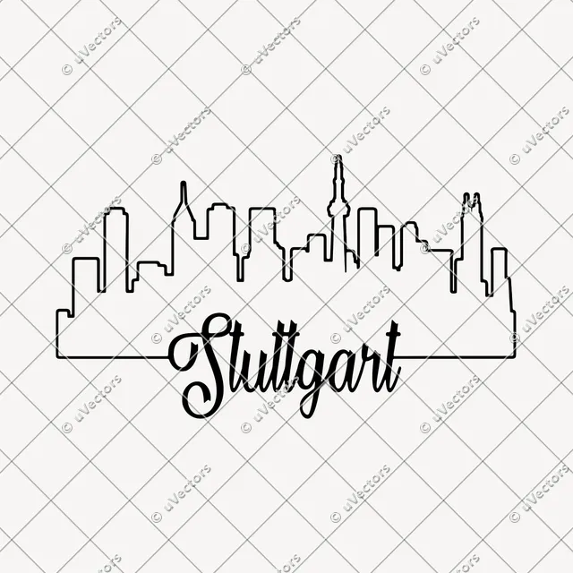 Stuttgart Outline SVG