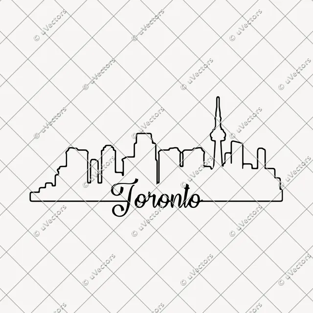 Toronto Outlines Outline SVG