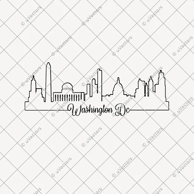 Washington Outlines Outline SVG