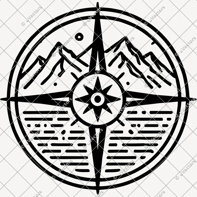 Compass Design 10 SVG