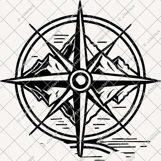 Compass Design 12 SVG