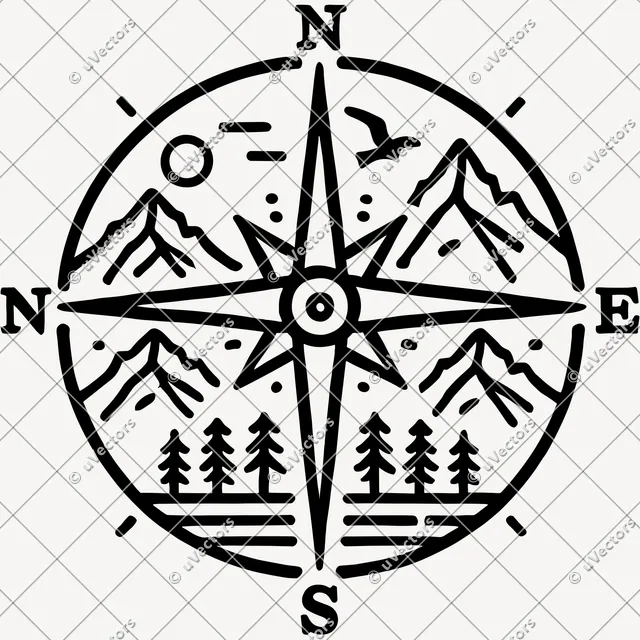 Compass Design 15 SVG