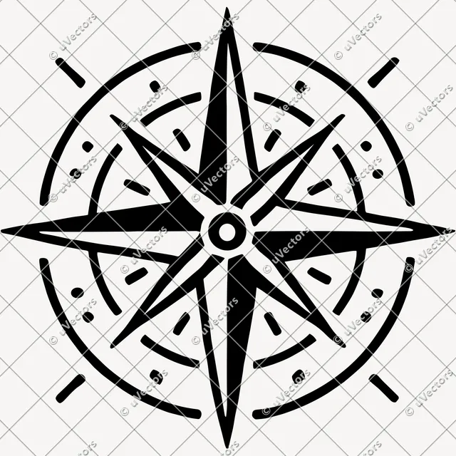 Compass Design 2 SVG