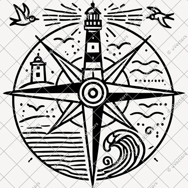 Compass Design 21 SVG