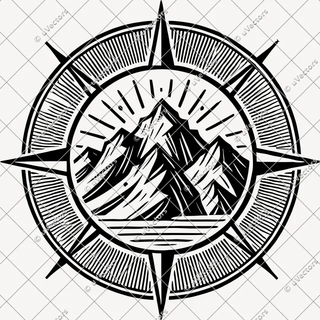 Compass Design 24 SVG