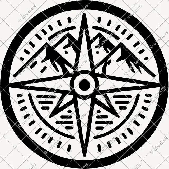 Compass Design 3 SVG