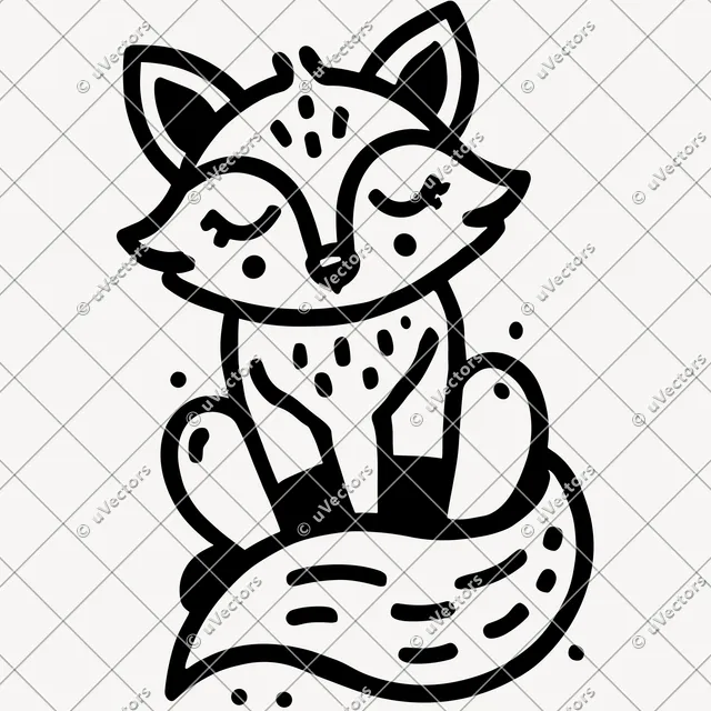 Fox Design 10 SVG