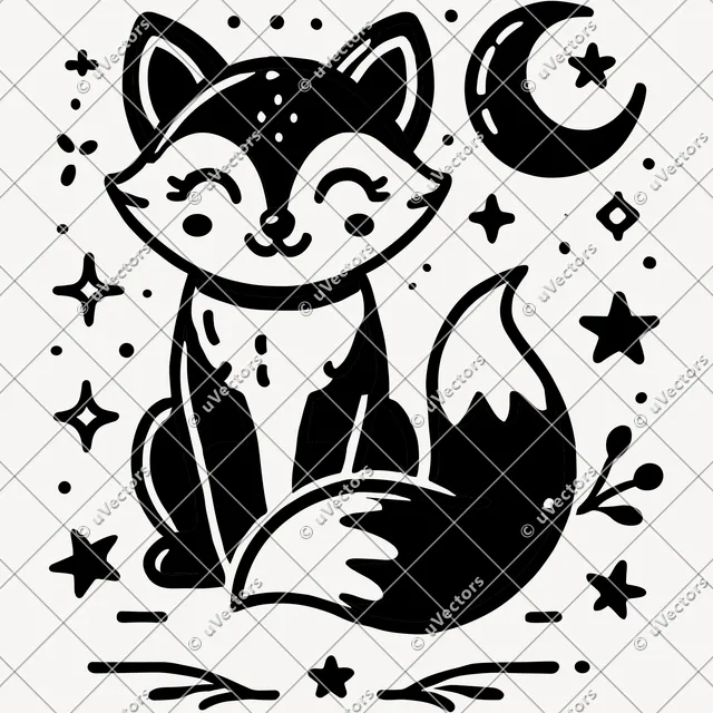 Fox Design 13 SVG