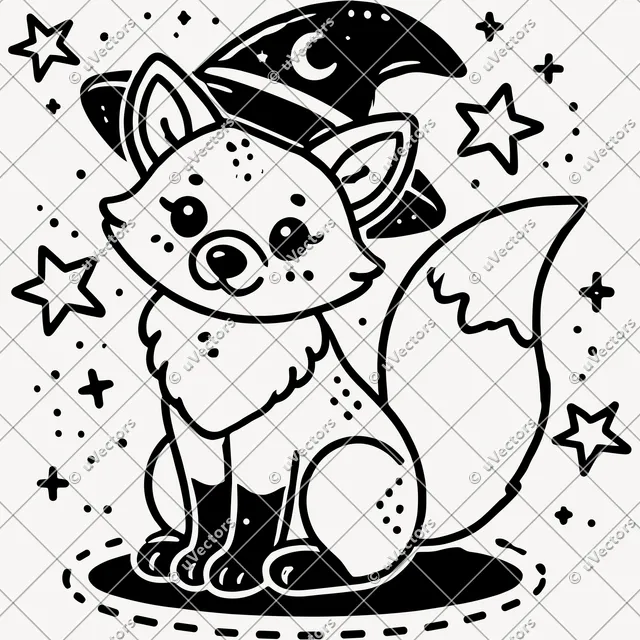 Fox Design 18 SVG