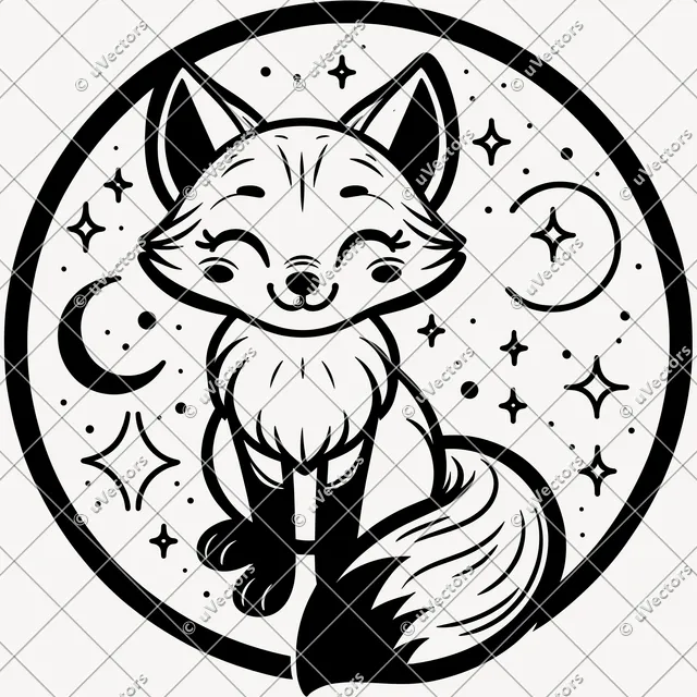 Fox Design 19 SVG