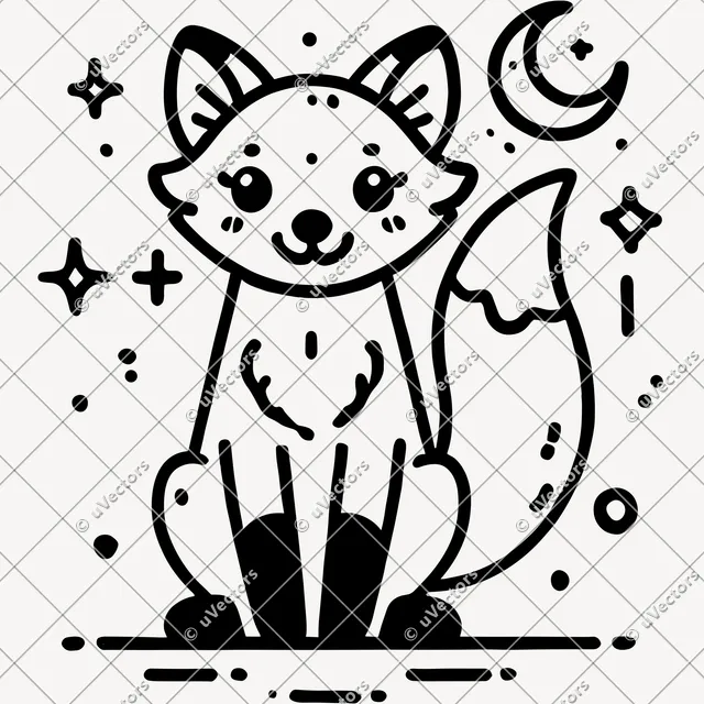 Fox Design 2 SVG