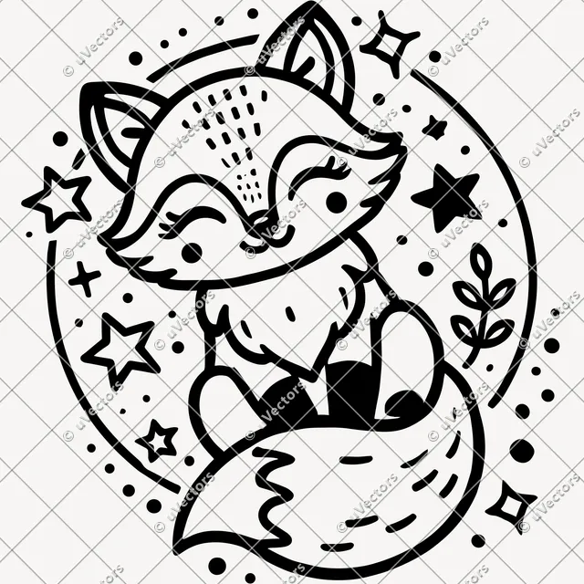 Fox Design 23 SVG