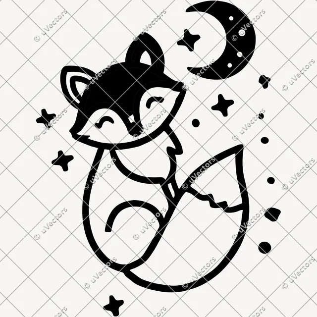 Fox Design 27 SVG