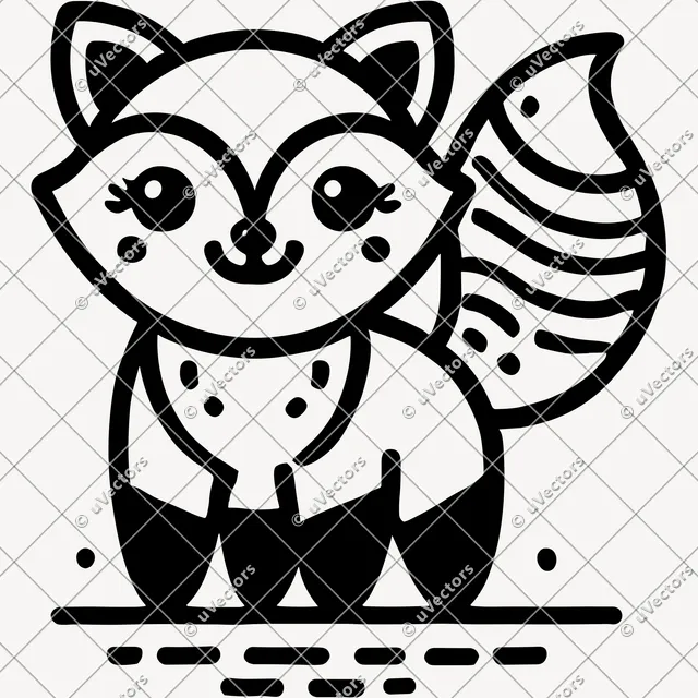 Fox Design 6 SVG
