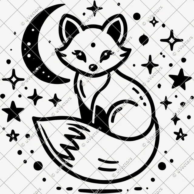 Fox Design 8 SVG