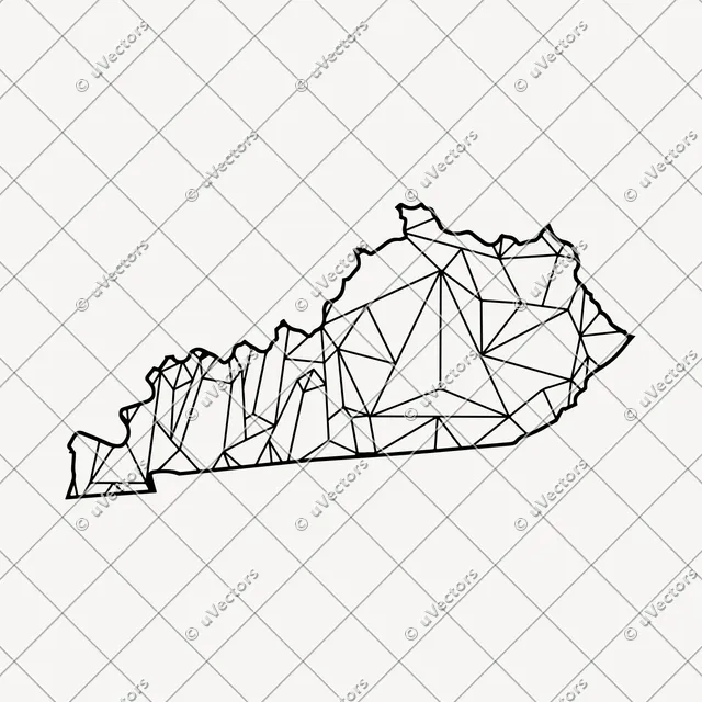 Lineart Kentucky SVG