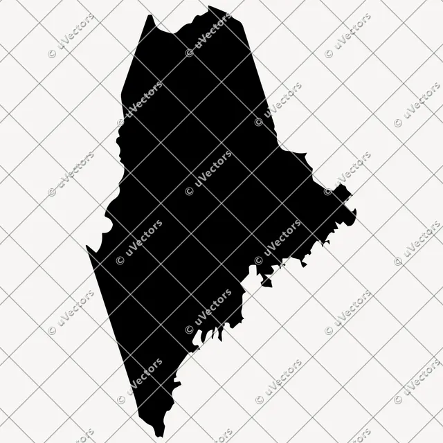 Solid Maine SVG