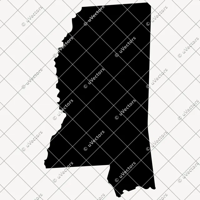 Solid Mississippi SVG