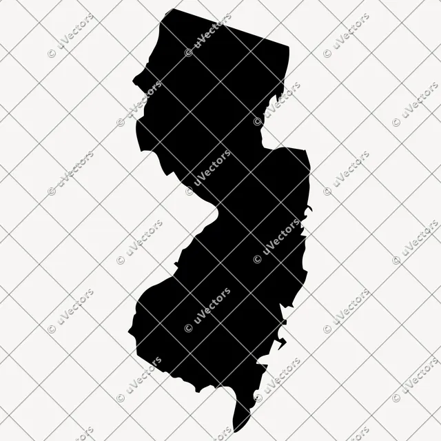 Solid New Jersey SVG