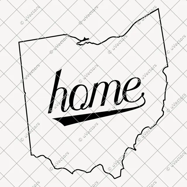 Home Ohio SVG