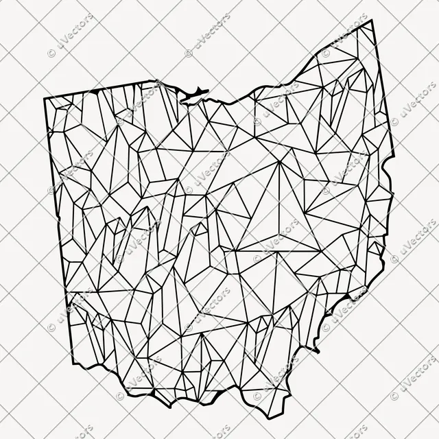 Lineart Ohio SVG