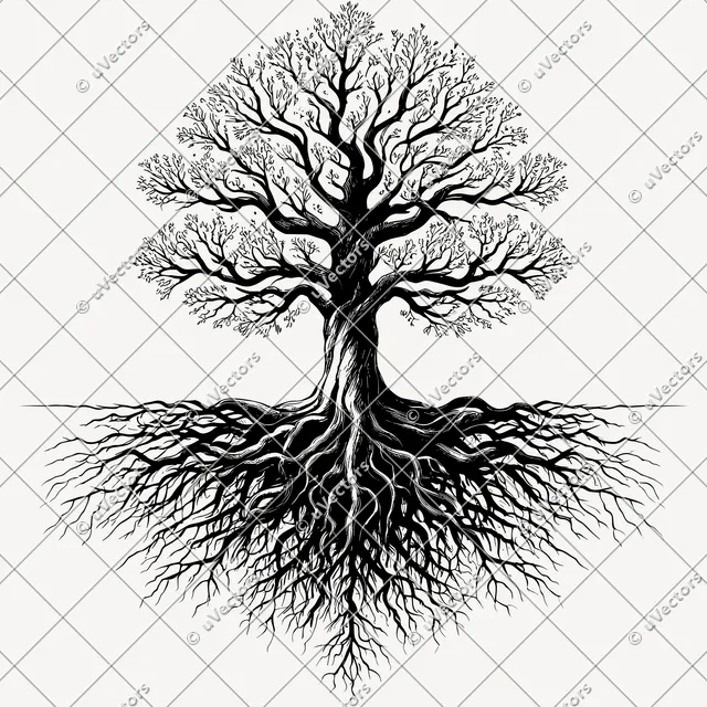 Tree Roots Tree Roots Artworks Design 12 SVG