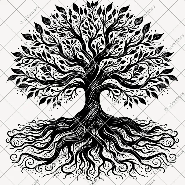 Tree Roots Tree Roots Artworks Design 16 SVG