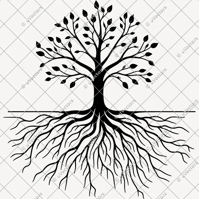 Tree Roots Tree Roots Artworks Design 3 SVG
