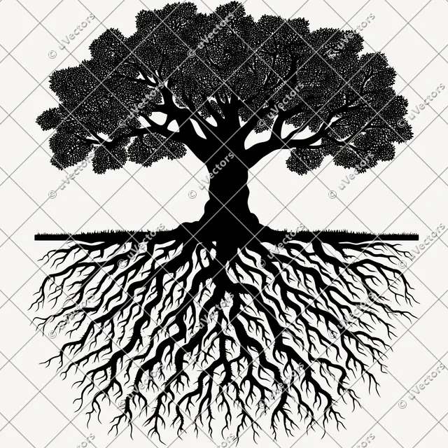 Tree Roots Tree Roots Artworks Design 36 SVG