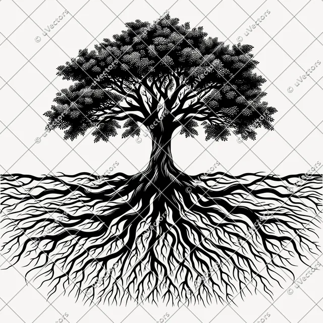 Tree Roots Tree Roots Artworks Design 45 SVG
