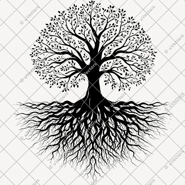 Tree Roots Tree Roots Artworks Design 65 SVG