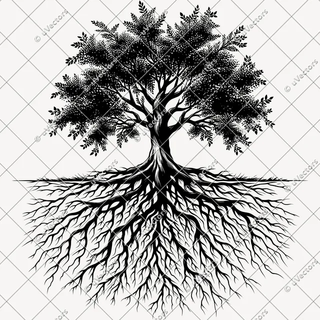 Tree Roots Tree Roots Artworks Design 74 SVG