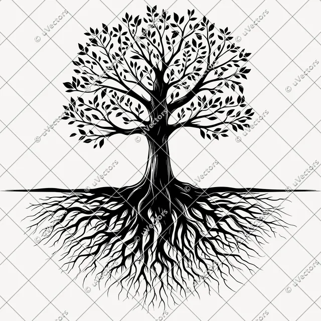 Tree Roots Tree Roots Artworks Design 75 SVG