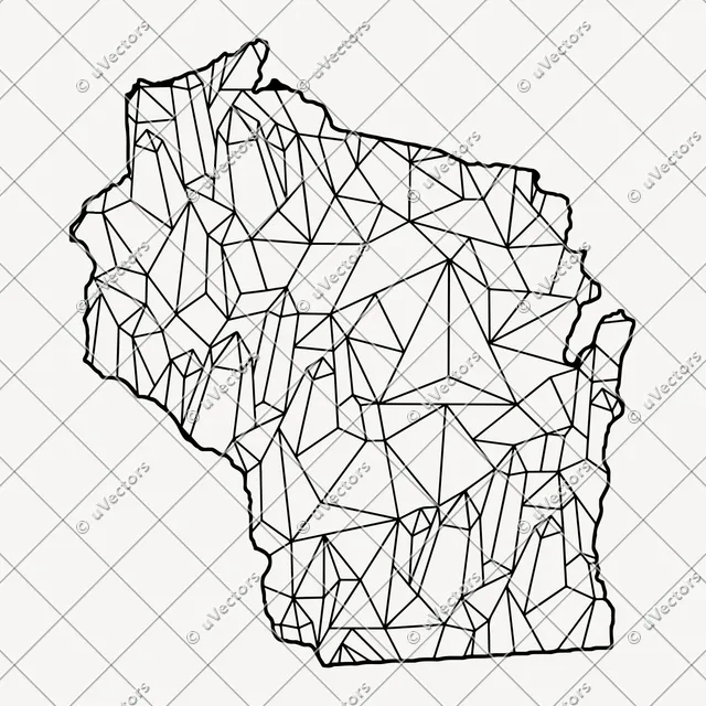 Lineart Wisconsin SVG