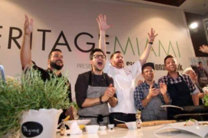 chefs celebrating during event