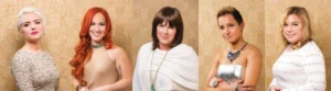 women photo collage