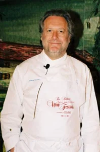 chef posing and smiling at the camera