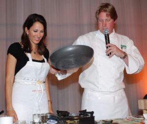 chefs preparing a dish