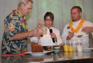 chefs preparing a dish