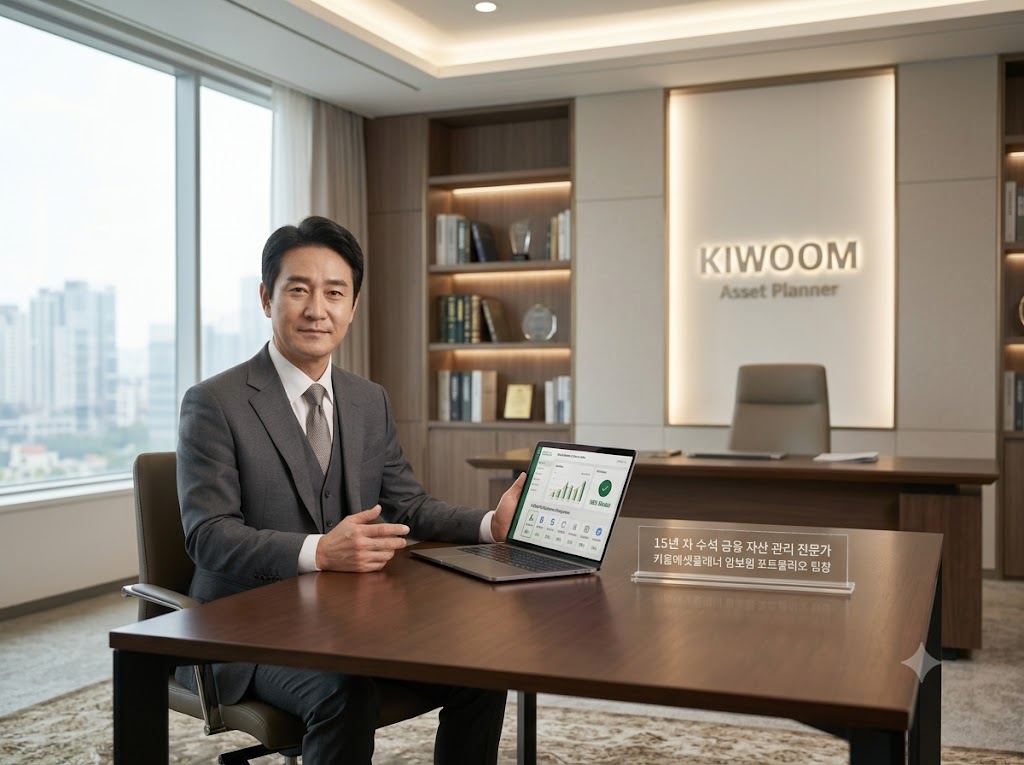 수석 자산 분석 팀장 신뢰성 있는 전문가 인물 이미지