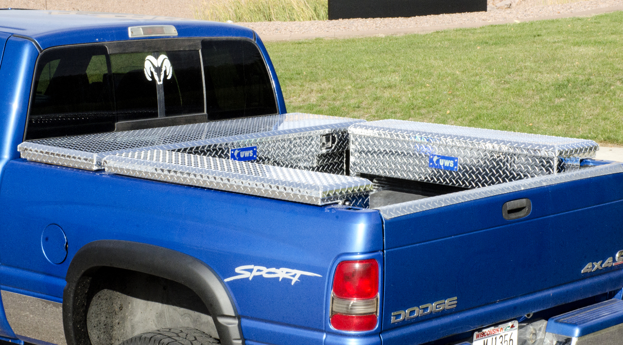 Side Mount Truck Tool Boxes Learn More   UWS Truck Side Tool Boxes Crossover Truck Tool Box 