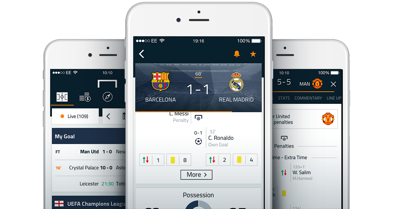 Goal Live Scores App