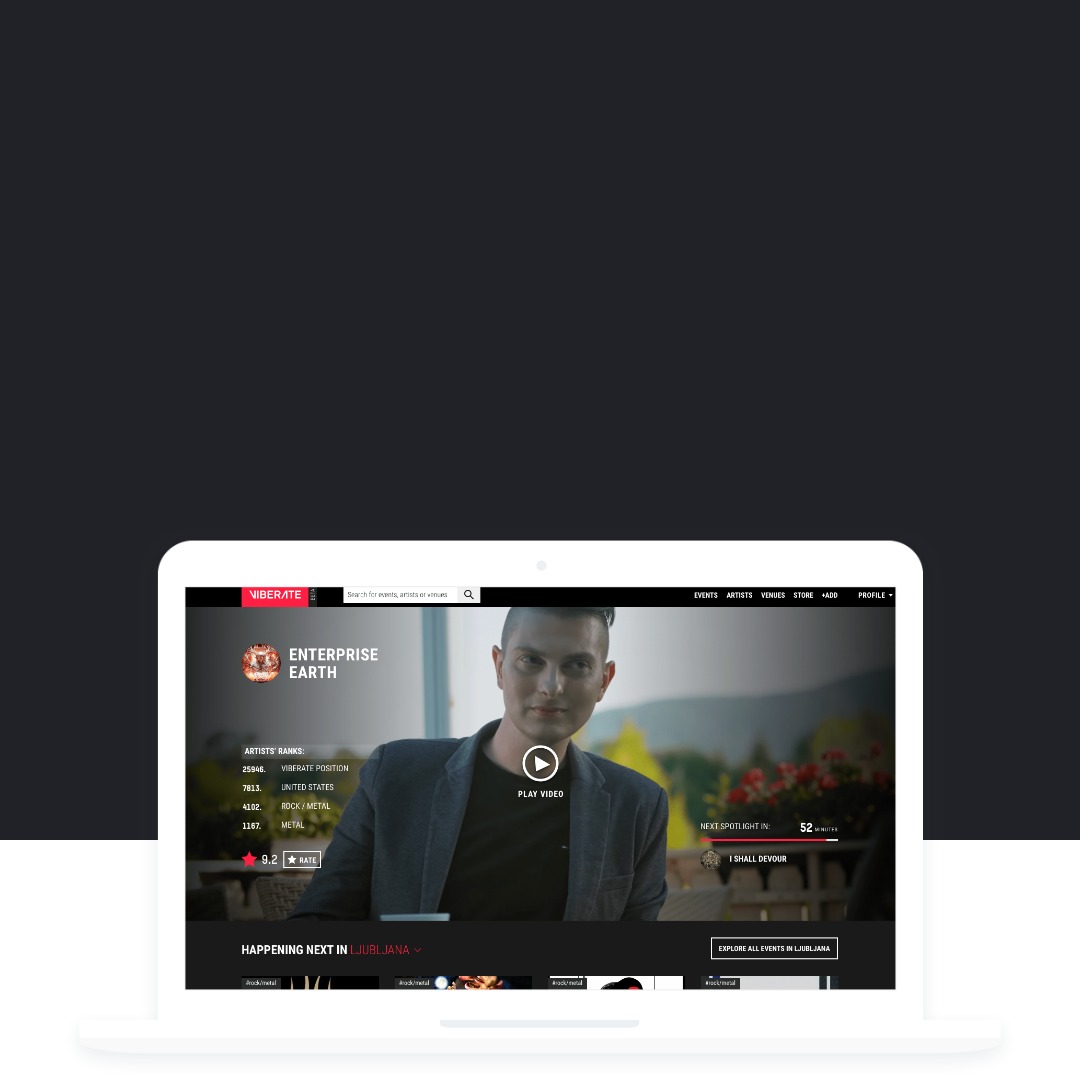 Designing The New Viberate Homepage