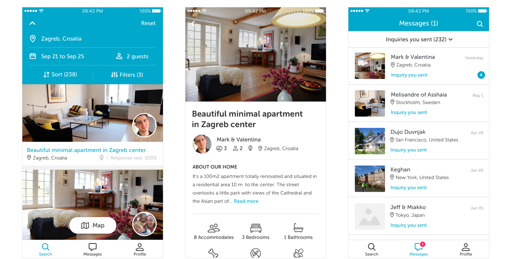 HomeExchange mobile App