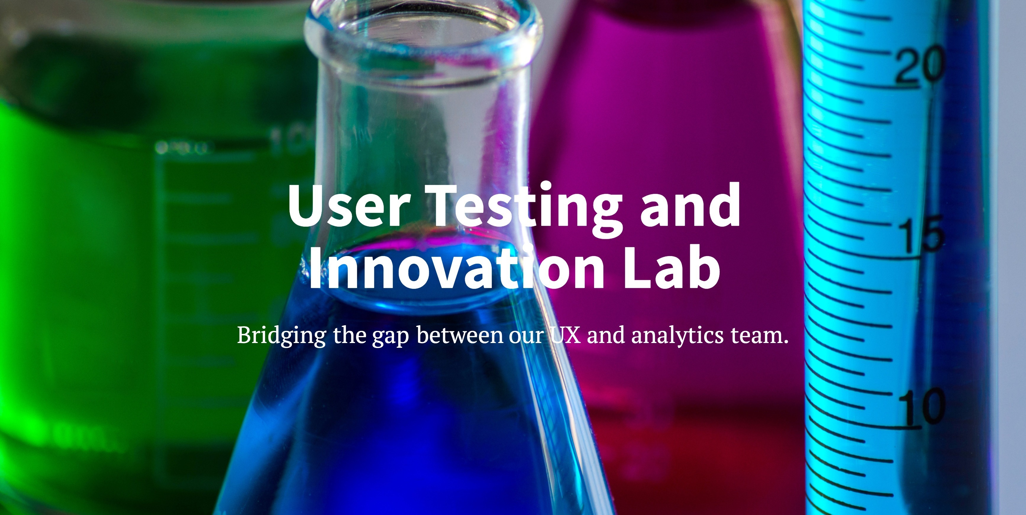 User Testing & Innovation Lab