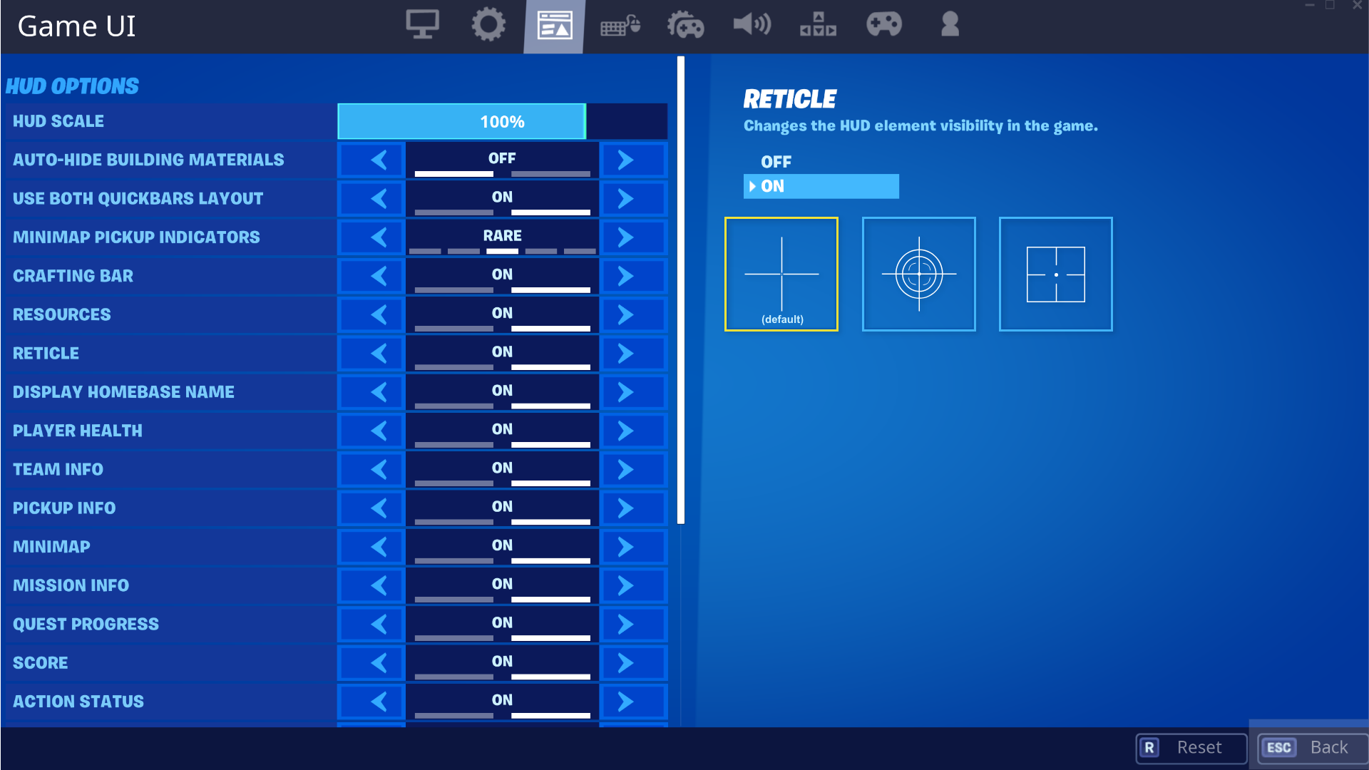 fortnite can you ise crosshair overlay