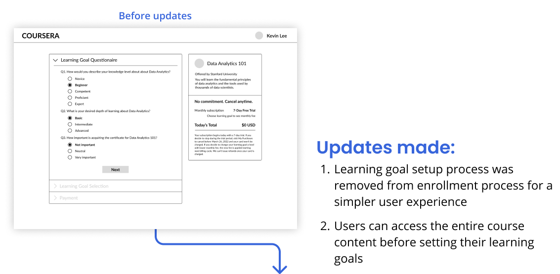 Design project with Coursera (case study)